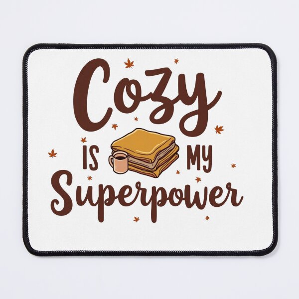 Item preview, Cozy Superpower Fall Mug & Tee designed and sold by Cozyscribbles.