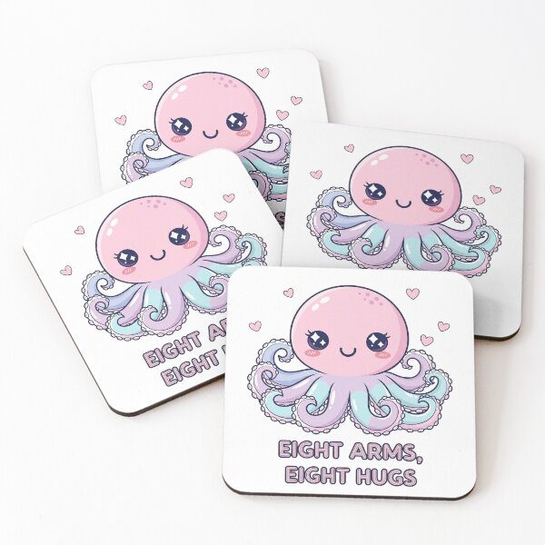 Item preview, Kawaii Octopus: Eight Arms, Eight Hugs designed and sold by EsenciaZen.
