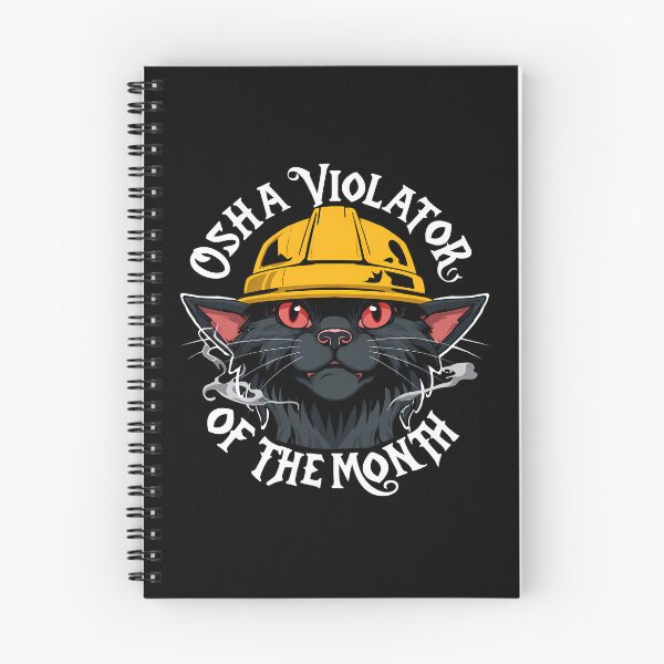 Item preview, Osha Violator Of The Month designed and sold by Funny Vintage Stickers And T-Shirts.