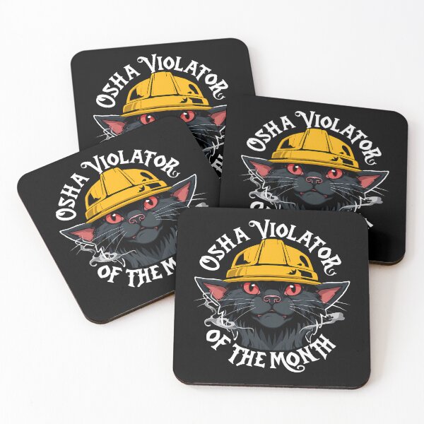 Item preview, Osha Violator Of The Month designed and sold by Funny Vintage Stickers And T-Shirts.
