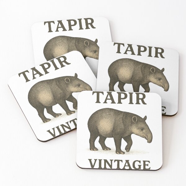 Item preview, Tapir Vintage Illustration designed and sold by RetroNibylander.