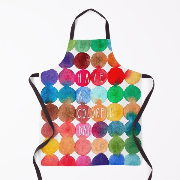 Item preview, Colorful Watercolor Abstract Circles Positive Quote Art designed and sold by YifeiFang.