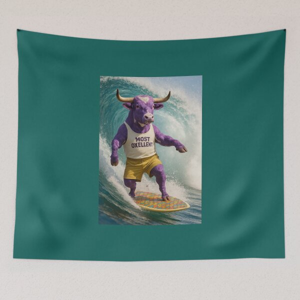Item preview, Surfin' Ox: Most Oxellent designed and sold by Tridentulus.