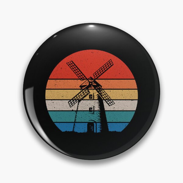Item preview, Vintage Holland Windmill - Retro Netherland Dutch Gift designed and sold by zeviwanty.
