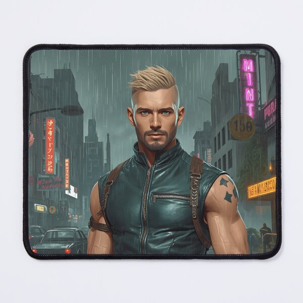 Artikelvorschau, Hübscher Street Fighter im Retro-Gaming-Stil - schwuler Stil entworfen und verkauft von BareCanvasCompany.