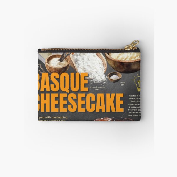 Item preview, Basque Cheesecake Recipe Poster - Chalkboard Style designed and sold by TuncGK.
