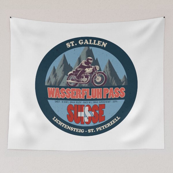 Item preview, Wasserfluh Pass, St. Gallen, Switzerland designed and sold by Wanderful-roads.