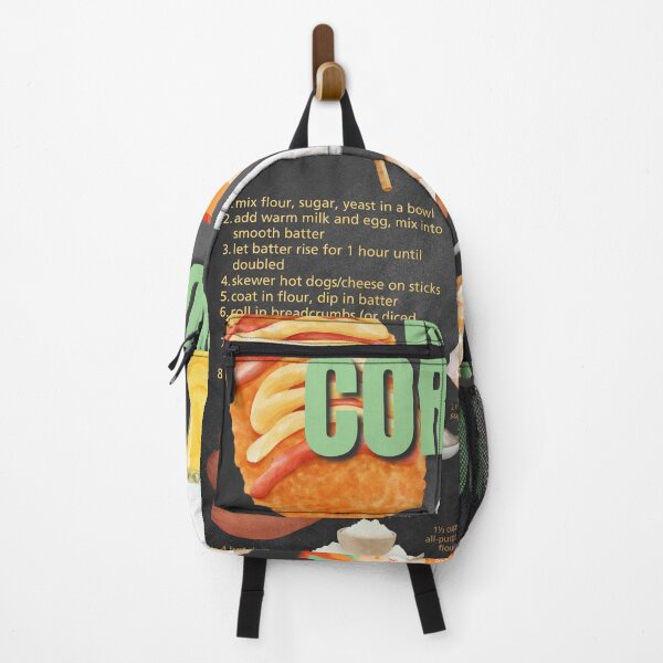 Item preview, Korean Corn Dog Street Food Recipe Chalkboard Poster designed and sold by TuncGK.