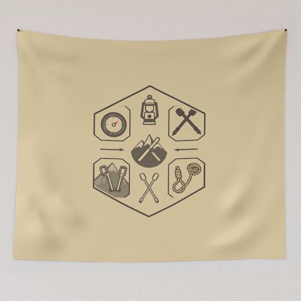 Item preview, Retro Mountain Equipment Tools designed and sold by Be-Adventurous.