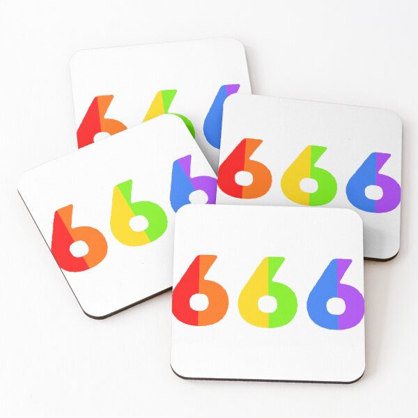 Item preview, rainbow angel number 666 designed and sold by notastranger.