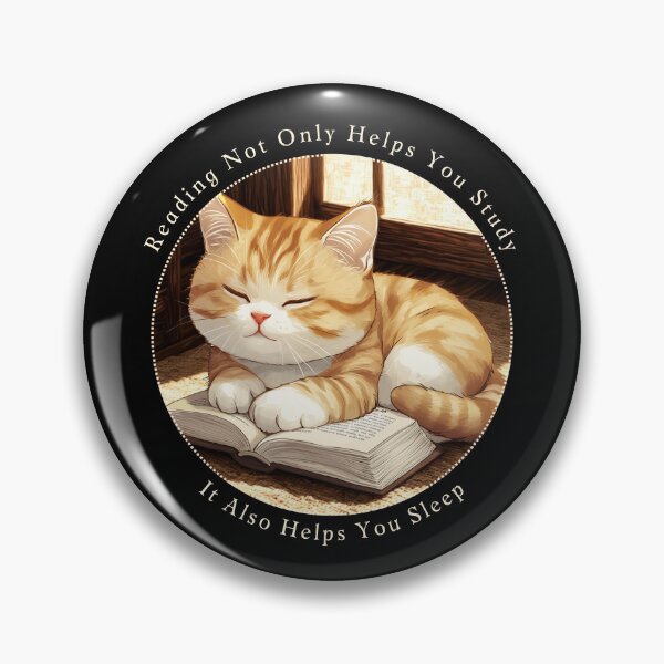 Item preview, Sleepy Cat, Study Cat designed and sold by Sleepy Cat Design.