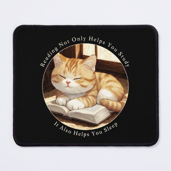 Item preview, Sleepy Cat, Study Cat designed and sold by Sleepy Cat Design.
