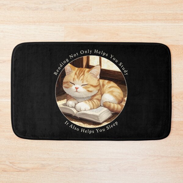 Item preview, Sleepy Cat, Study Cat designed and sold by Sleepy Cat Design.