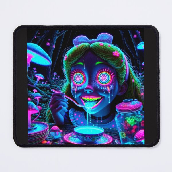 Item preview, Neon Blacklight Trippy Psychedelic Wonderland  designed and sold by FestDrip.