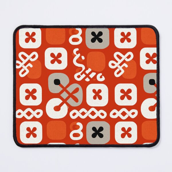 Item preview, Retro Tribal Symbolic Pattern designed and sold by Moisky Patterns.