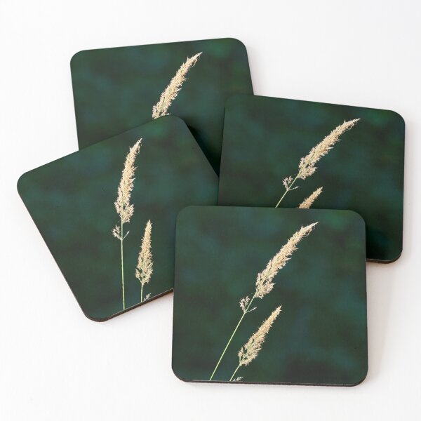 Item preview, Calamagrostis hay on dark green designed and sold by Jouko Lehto Photography.
