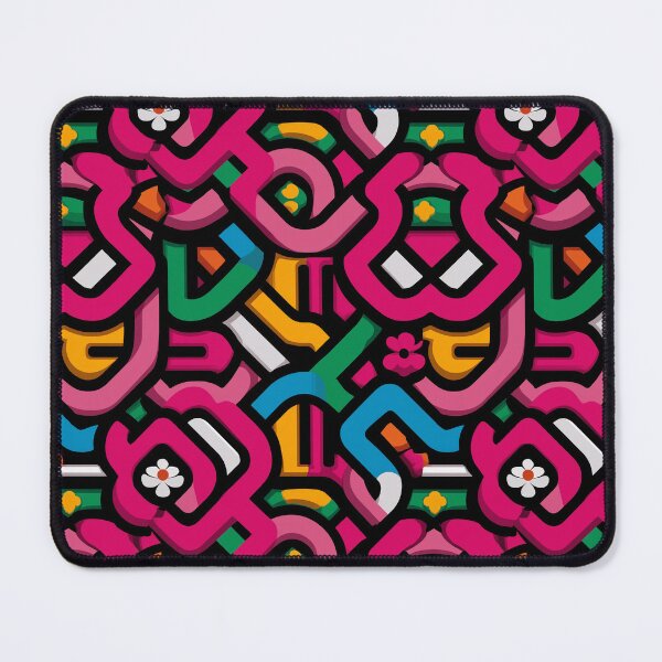 Item preview, Colorful Pop Geometric Maze Pattern designed and sold by Moisky Patterns.