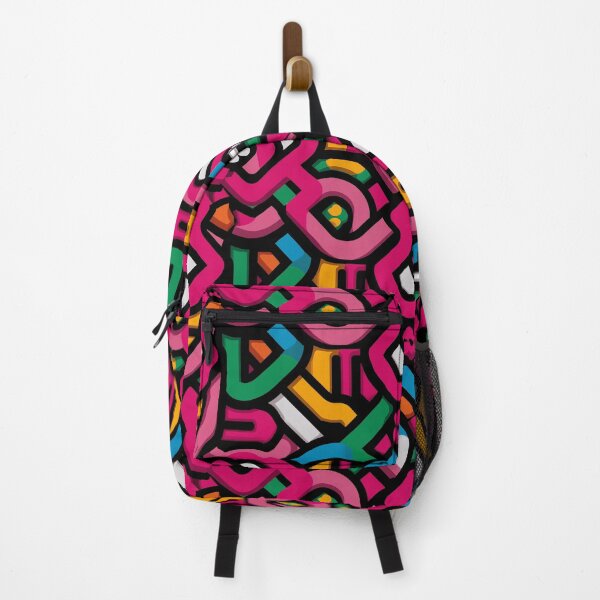 Item preview, Colorful Pop Geometric Maze Pattern designed and sold by Moisky Patterns.
