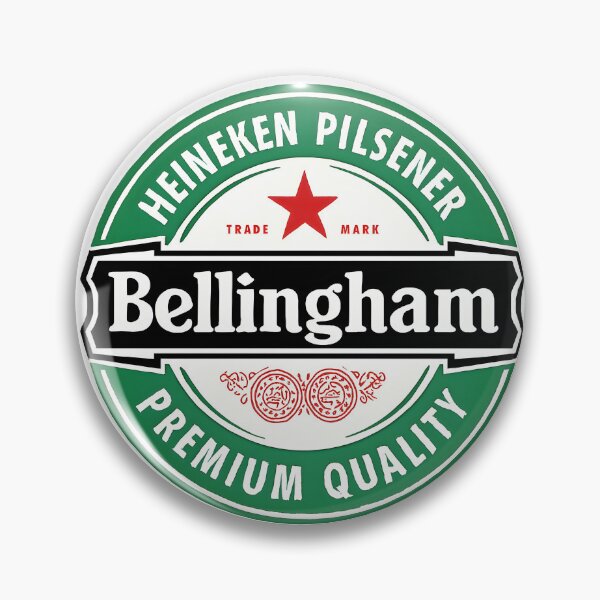 Item preview, Bellingham Pilsener Parody Beer Sticker designed and sold by WhisperFrame.