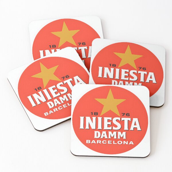 Artikelvorschau, Iniesta Damm Parodie Bier Sticker entworfen und verkauft von WhisperFrame.