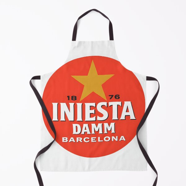 Item preview, Iniesta Damm Parody Beer Sticker designed and sold by WhisperFrame.
