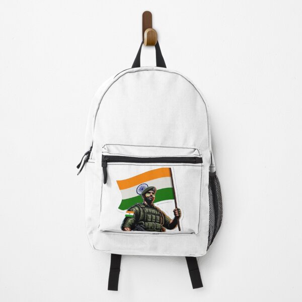 Item preview, Soldier holding Indian Flag designed and sold by DhanaArtistry.