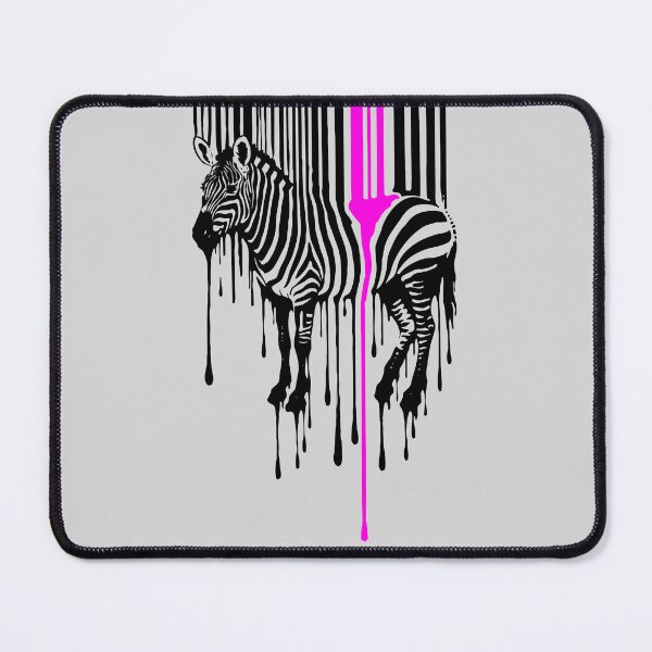 Item preview, Dripping Zebra Barcode – Modern Pop Art Design designed and sold by elizaldesigns.
