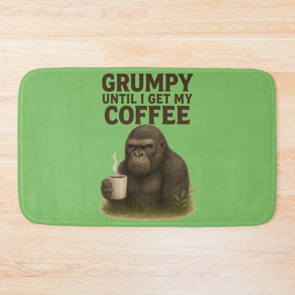 Item preview, Grumpy Gorilla Coffee Mug Design – Funny Morning Quote Gift designed and sold by Tender Flower Clothing.