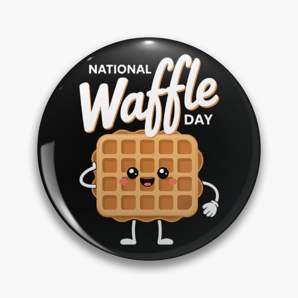Item preview, National Waffle Day designed and sold by brynatshop.