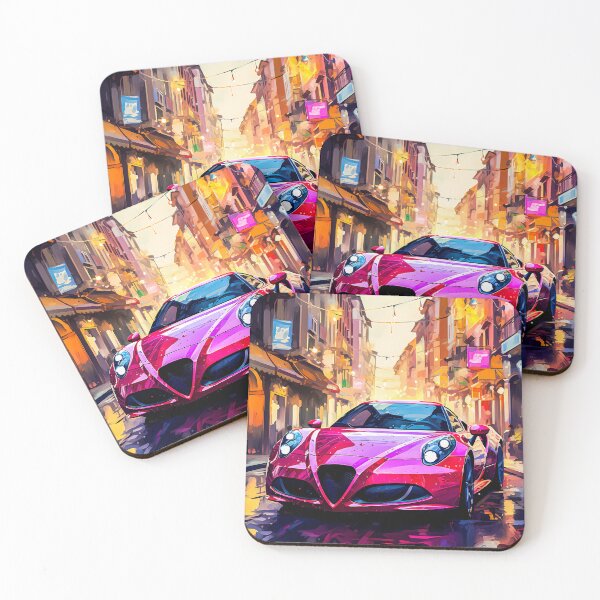 Item preview, Sleek Sports Car Adds Flair To A Sparkling City Evening designed and sold by RevUpDesign.