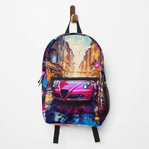 Item preview, Sleek Sports Car Adds Flair To A Sparkling City Evening designed and sold by RevUpDesign.