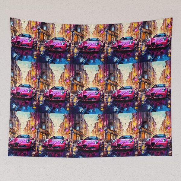 Item preview, Sleek Sports Car Adds Flair To A Sparkling City Evening designed and sold by RevUpDesign.