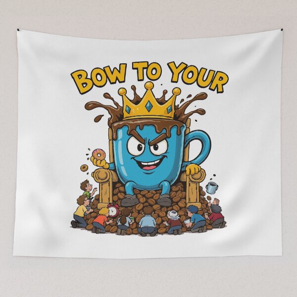 Item preview, worship coffee Coffee Overlord designed and sold by Uglyandcute.