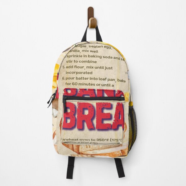 Item preview, Rustic Homemade Banana Bread Recipe Kitchen Wall Art designed and sold by TuncGK.