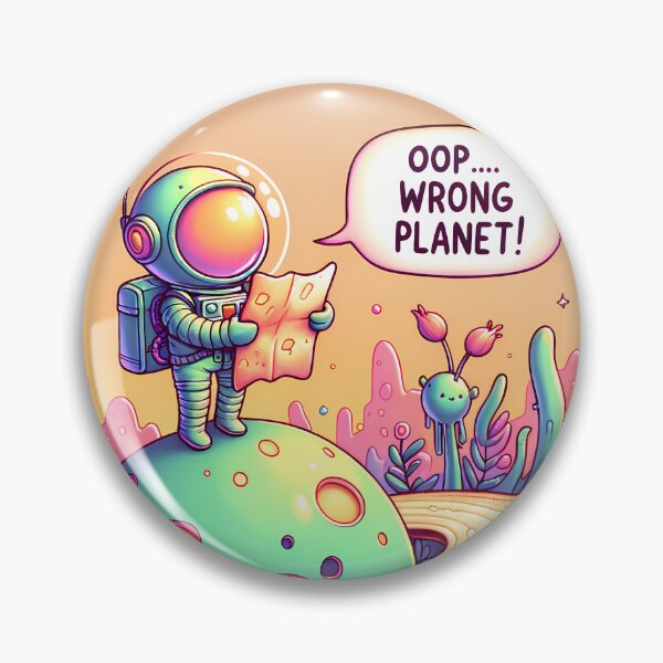Item preview, Oops... Wrong Planet! designed and sold by rendigart.