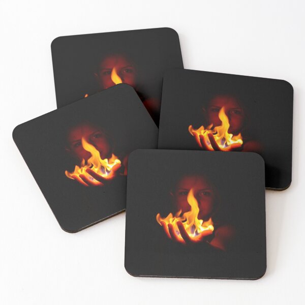 Item preview, Fire on girl's hand  designed and sold by Tanu Biswas.