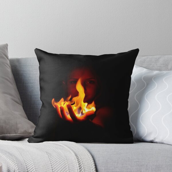 Item preview, Fire on girl's hand  designed and sold by Tanu Biswas.