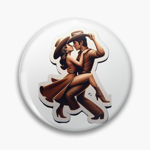 Item preview, Dancing Couple in Western outfit. designed and sold by DhanaArtistry.