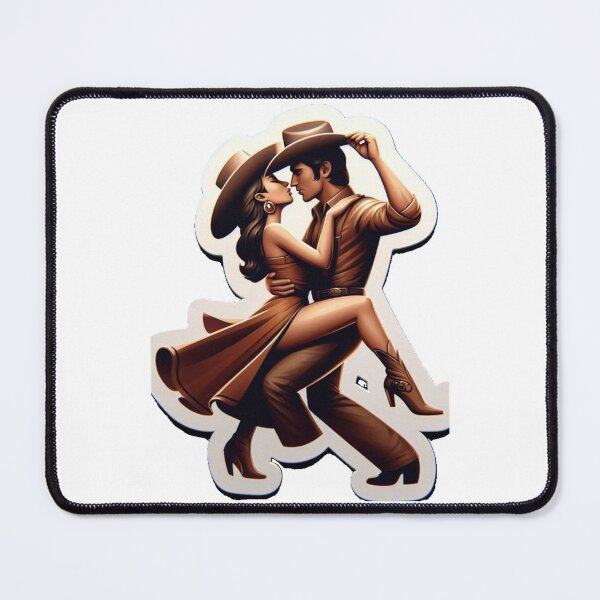 Item preview, Dancing Couple in Western outfit. designed and sold by DhanaArtistry.