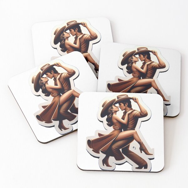 Item preview, Dancing Couple in Western outfit. designed and sold by DhanaArtistry.