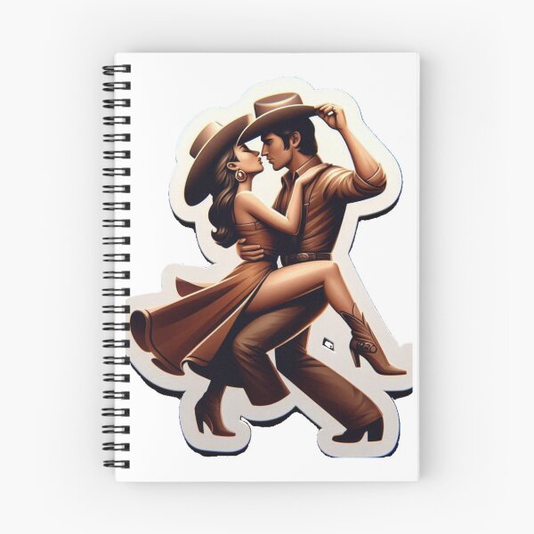 Item preview, Dancing Couple in Western outfit. designed and sold by DhanaArtistry.