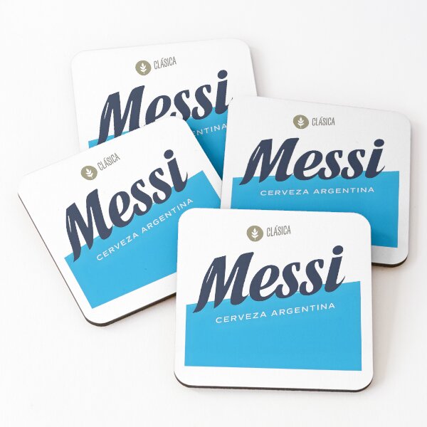 Item preview, Messi Cerveza Argentina Parody Sticker designed and sold by WhisperFrame.