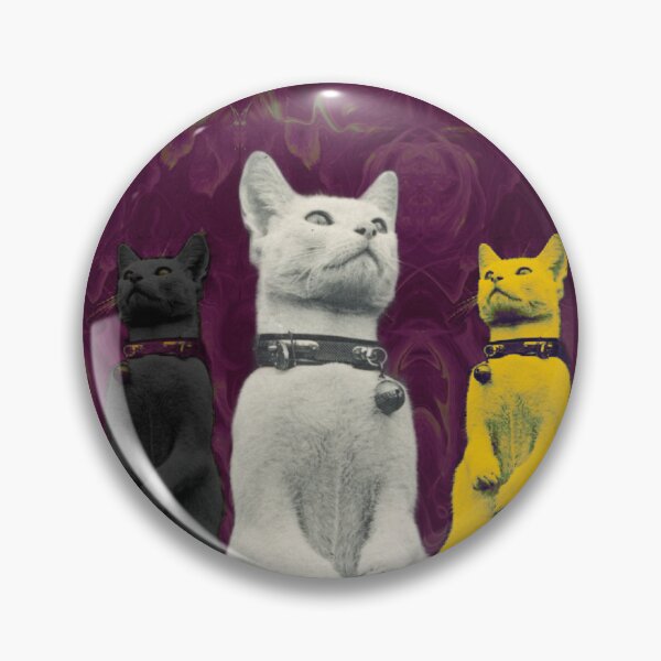 Item preview, Trippy Pattern: Rainbow Cat Guardians designed and sold by Dusty Thorne.