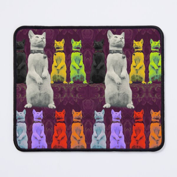 Item preview, Trippy Pattern: Rainbow Cat Guardians designed and sold by Dusty Thorne.