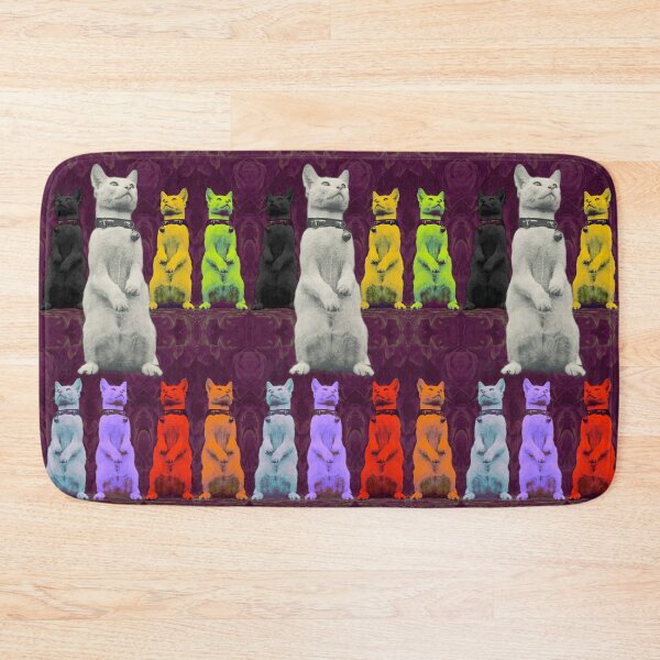 Item preview, Trippy Pattern: Rainbow Cat Guardians designed and sold by Dusty Thorne.
