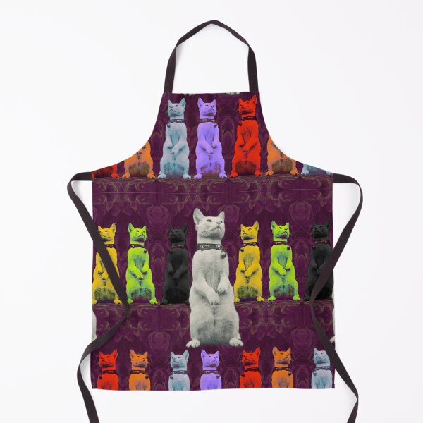 Item preview, Trippy Pattern: Rainbow Cat Guardians designed and sold by Dusty Thorne.