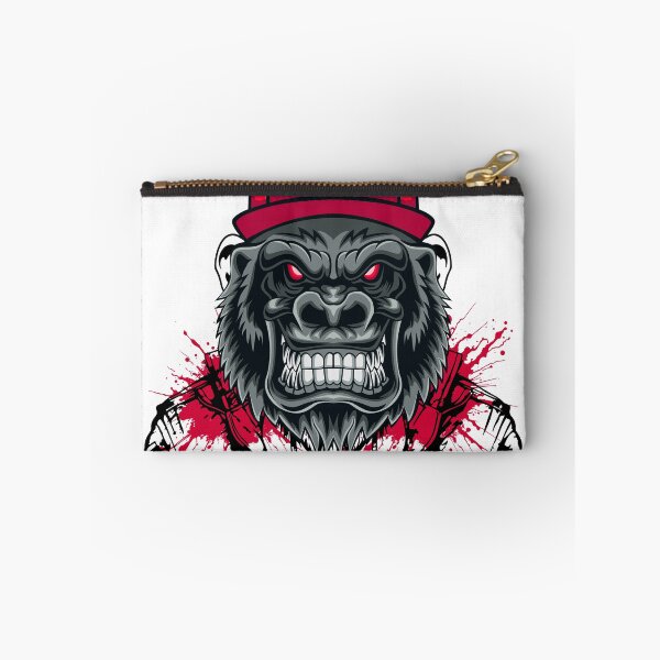 Item preview, Angry Gorilla Face with Red Eyes Urban Style Artwork designed and sold by yuki-hana.