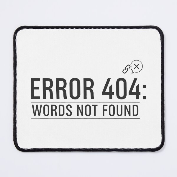 Item preview, Direct and Playful Error Message with Speech Bubble and Link Icon designed and sold by SplashTastic.