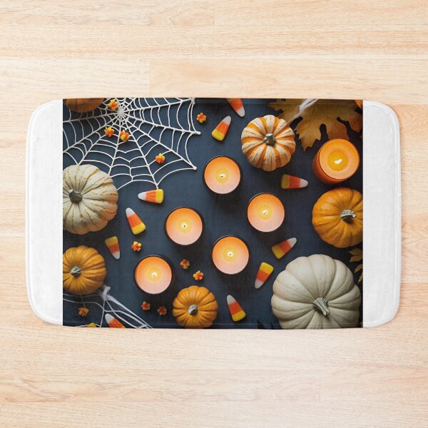 Item preview, Halloween Themed candle, christmas, flame, light, decoration, candles, fire, flower, holiday, spa, orange, burning, aromatherapy, illustration, flowers, romance, bath, romantic, beauty, dark, wax, yel designed and sold by GoodBestDesigns.