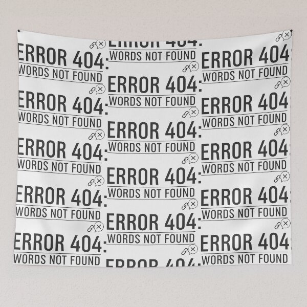Item preview, Direct and Playful Error Message with Speech Bubble and Link Icon designed and sold by SplashTastic.